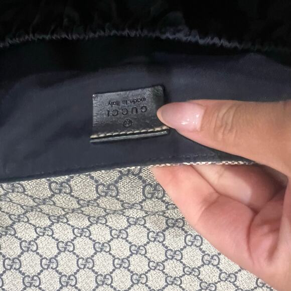Gucci GG Monogram Navy Diaper Bag - Picture 8 of 12